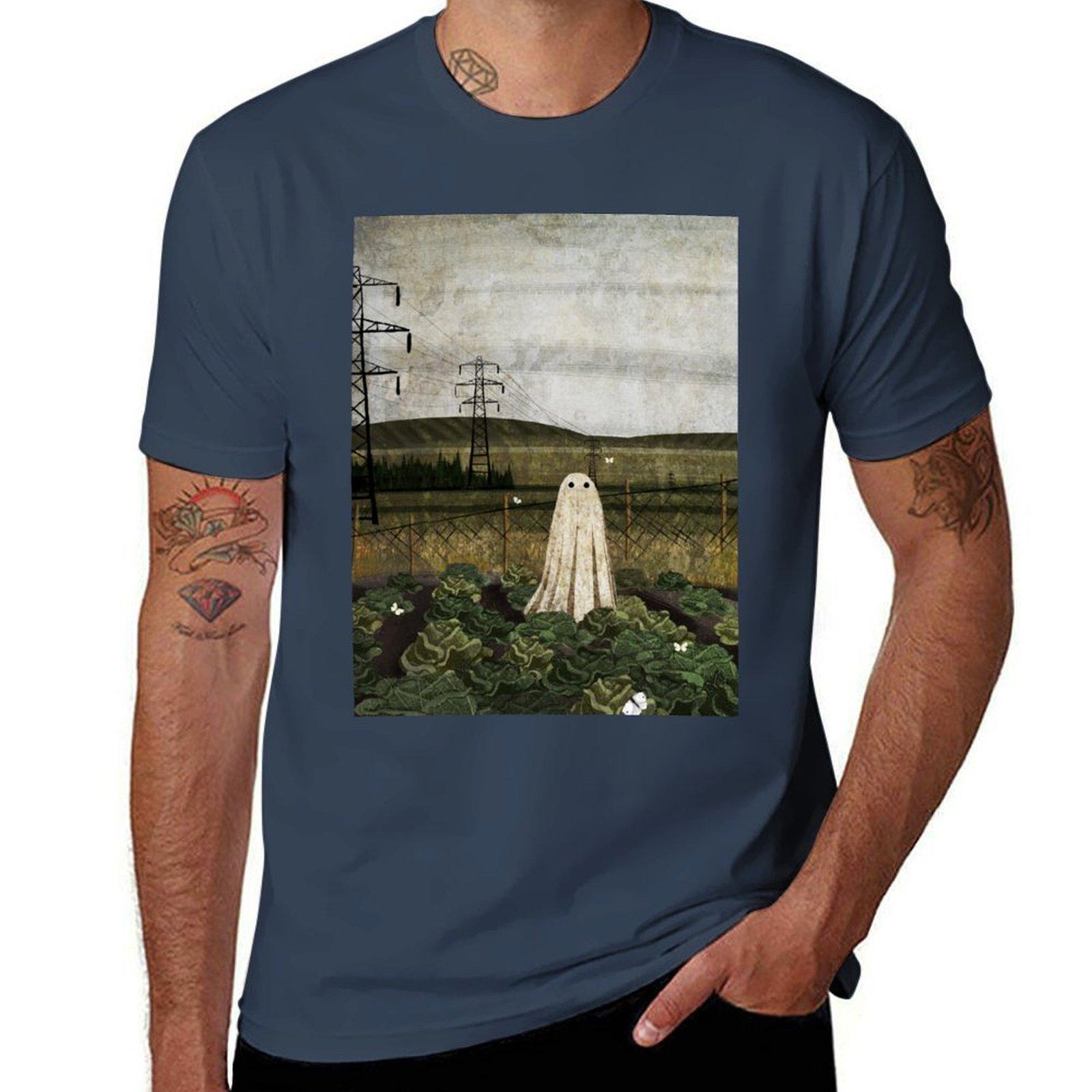 Theres A Ghost in the Cabbage Patch Again TShirt Work Daily Short Sleeve Top S