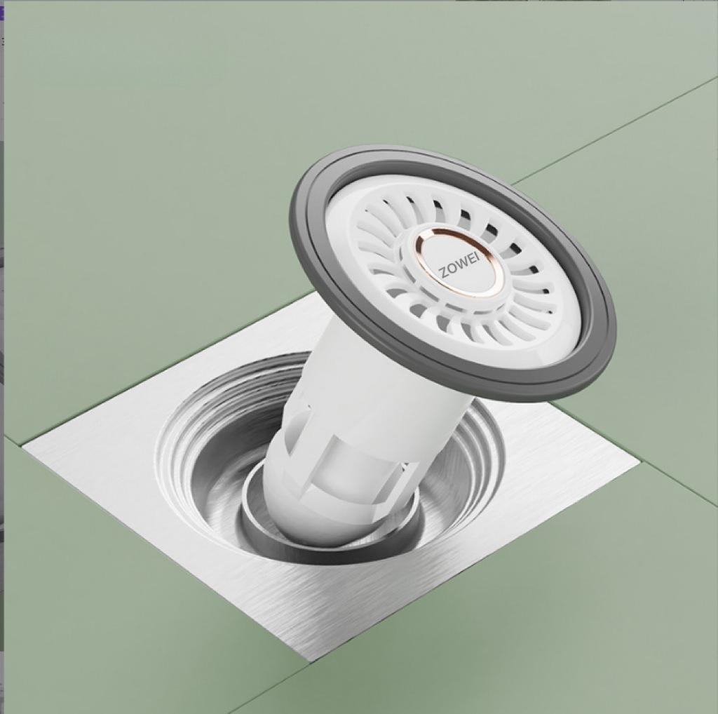 1PC Bath Shower Floor Drains Downpipes Silicone Anti-odor Pest Control No Standing Water Toilets Bathrooms Kitchens Floor Drains