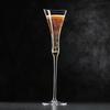 1 Stück Kristall-Champagnergläser Sektkelche Eingeschnürte Taille Weite Öffnung Kreative Champagnergläser Cocktailgläser