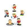 Adorable Crayon Shin-chan Figurine Outdoor Sports Scene Pvc Model Set For Collectors