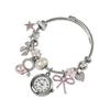 Pink White Black Kitten Pendant Watch Bracelet Fashion Simple Delicate Jewelry