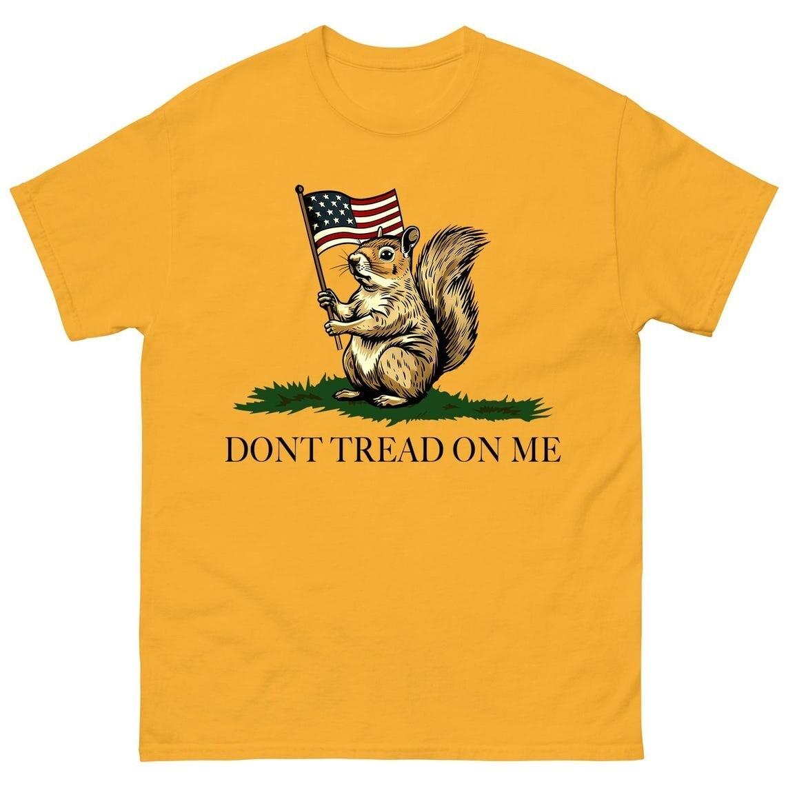 Dont Tread On Me Squirrel Unisex Shirt S