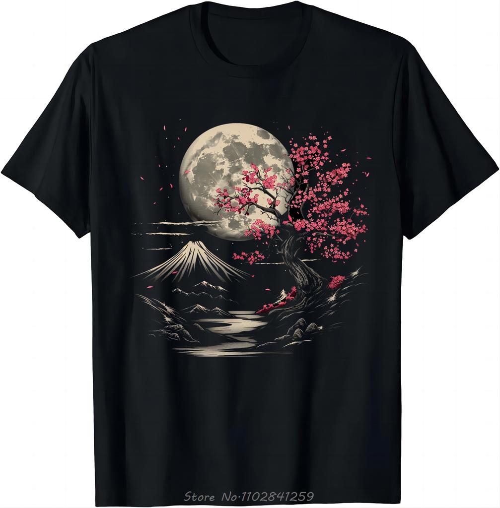 Sakura Serenity Tee  A Touch Of Nature Tshirt Fashion Casual Tshirt Fitness Short Sleeve Women Clothing Oversized T Shirt Tees