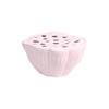 Chinese Style Ceramic Lotus Vase Exquisite Zen Meaning Artificial Flower Arrangement Vessel Natural Lotus Pod Flowerpot