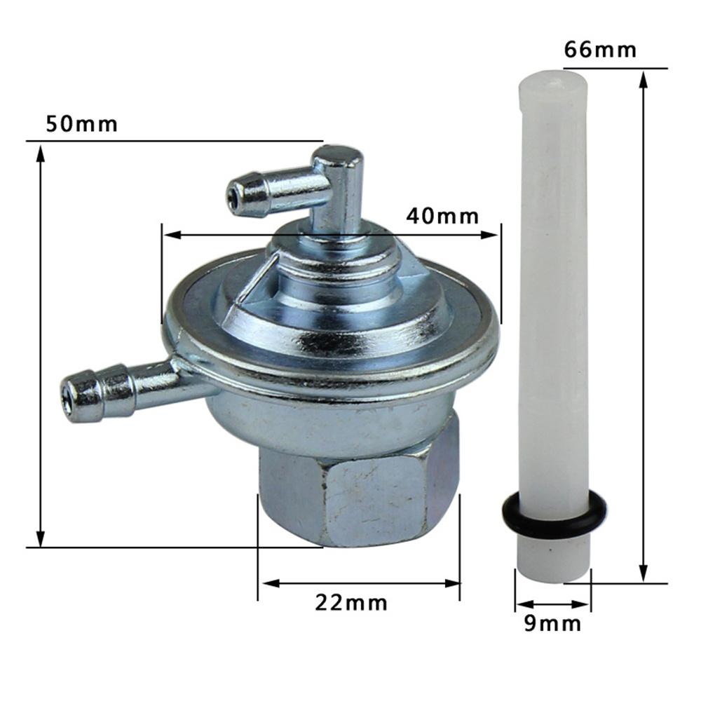 Fuel Pump Vacuum Petcock with Oil Filter Fit for GY6 50CC 125CC 150CC