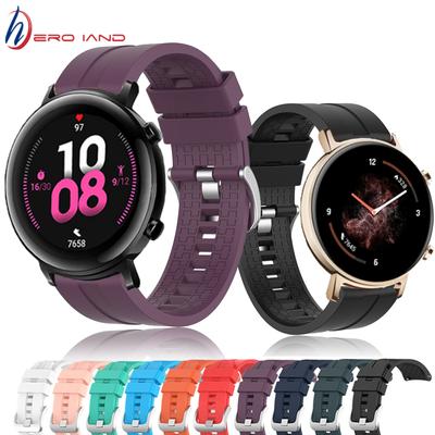 20mm New Belt Silicone Watchband Strap For HUAWEI WATCH GT 2 42mm Bracelet wristBand Strap for Huami Amazfit BIP Youth Lite