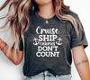 Cruise Ship Calories Don't Count T-Shirt, Fun Nautical Apparel, Perfect Vacation Outfit, Gift for Cruise Lovers & Foodies