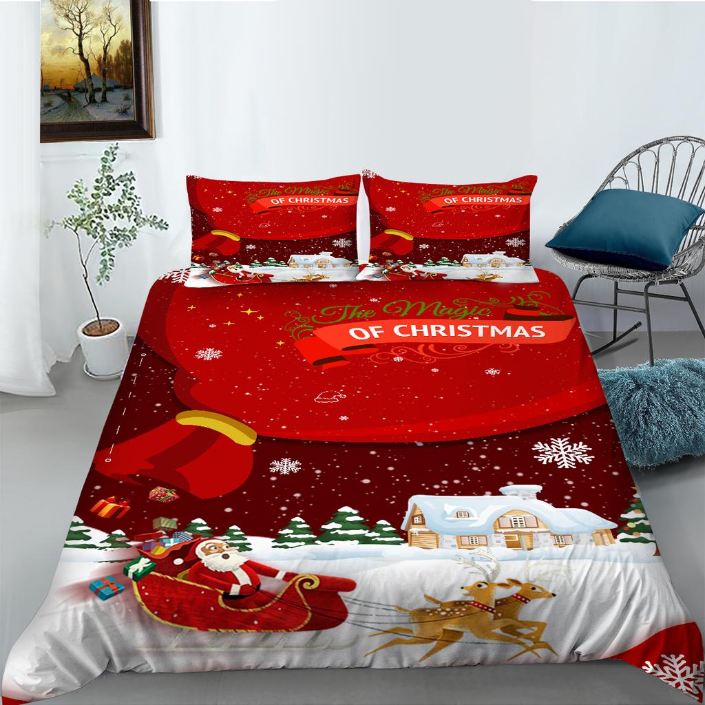 Duvet Cover Set Home Bedclothes Unique Design Christmas Home Textiles High Quality Comforter Cover Set