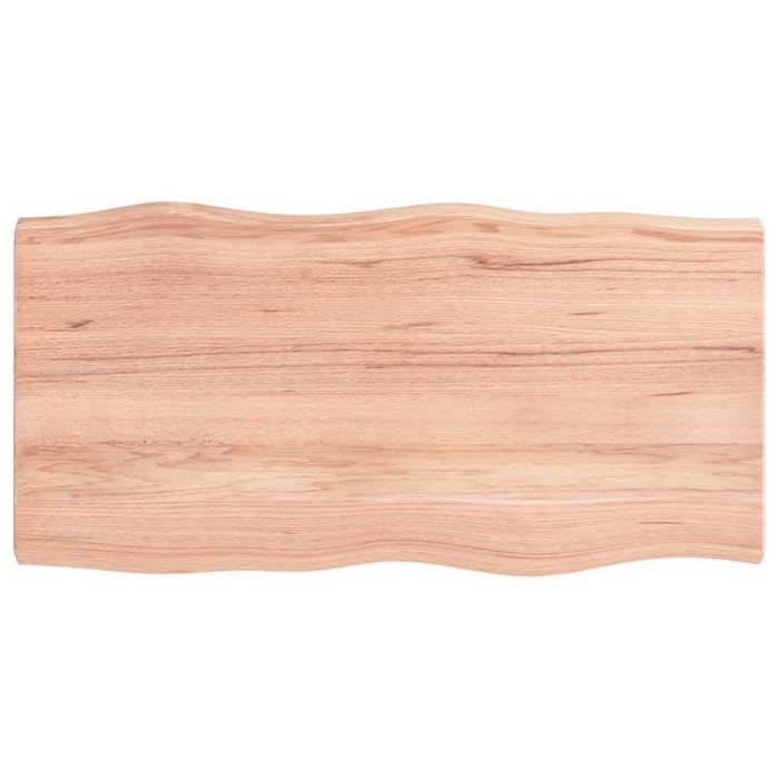 VidaXL Table Top Solid Oak Wood Treated Matching Edge 363951