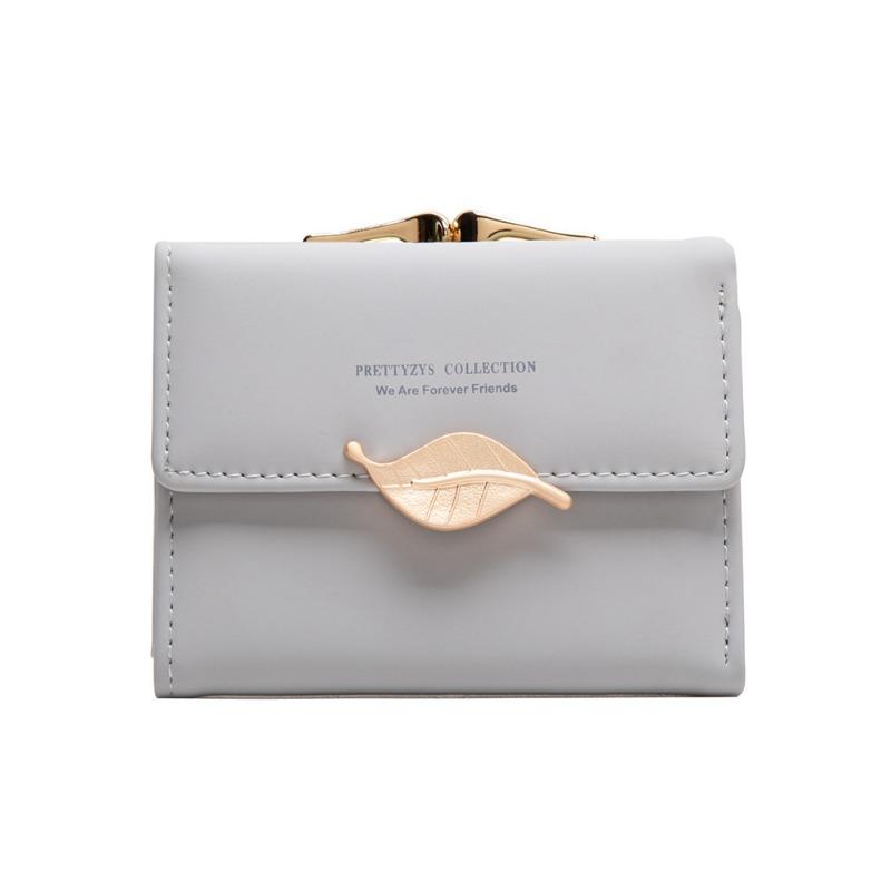 Wallet Women's Short PU Short Small Wallet with Large Capacity and Niche Women's Coin Purse