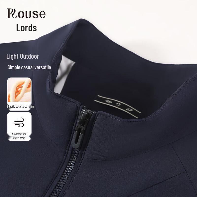 

Мужской жилет LUOZI в стиле business casual с воротником-стойкой 48