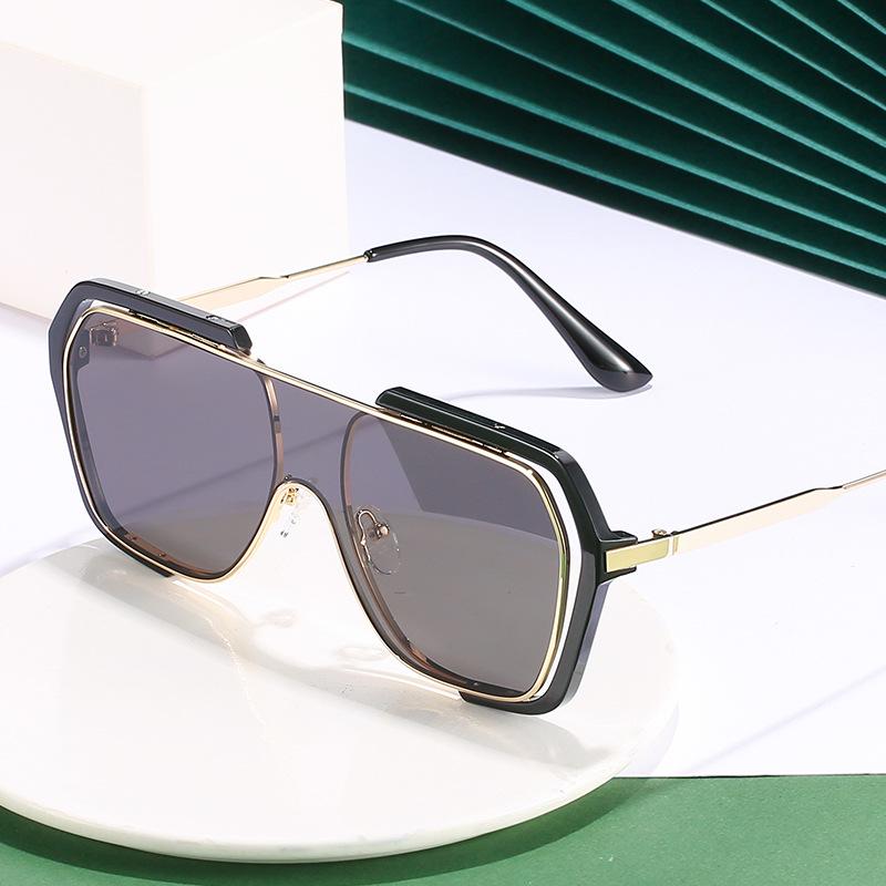 JYL TS Sunglasses Yellow Square UV Driving Unisex/2589