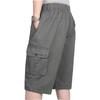 Shorts Men's Summer Thin Cotton Pants Tooling Pants Middle-aged Casual Large Size Cropped Pants Men's Summer Pants
