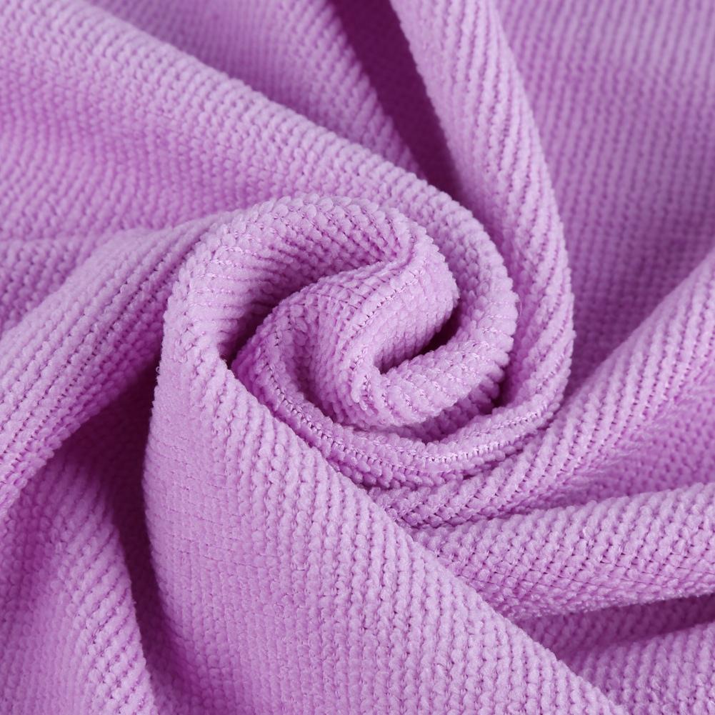 Shoulder Straps Wearable Women Skirt Dress Bath Towel Wrap Spa Beach Purple