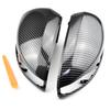 Carbon Fiber Pattern Side Mirror Cover Cap Replacement For Mercedes-Benz C S E GLC W205 W253 W222 W213 W238 X253 Only for
