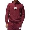 Air Jordan Essential Washed Fleece Hoodie 'Burgundy' Men's DR3087-680