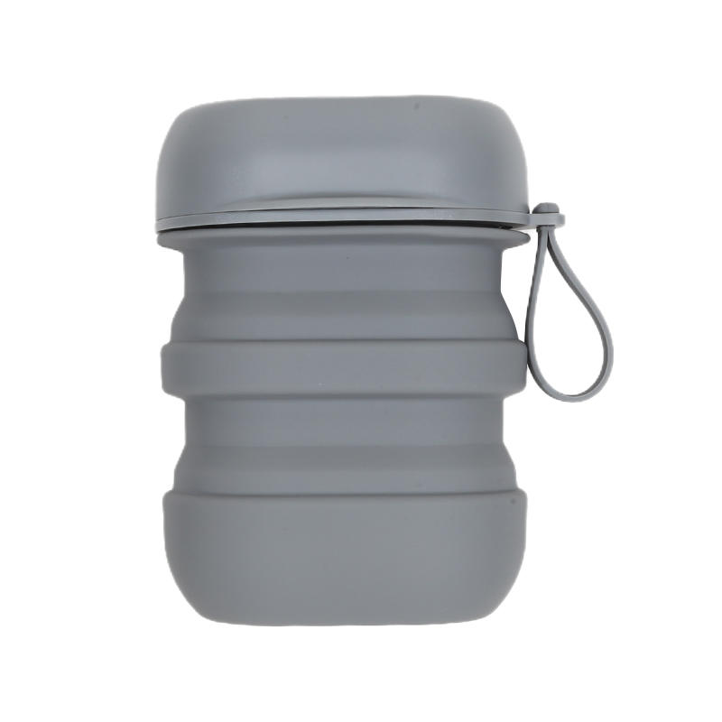 Portable Folding Waterproof Travel Soap Box Silicone Leak Proof Foldable Soap Box With Handle Soap Case Outdoor