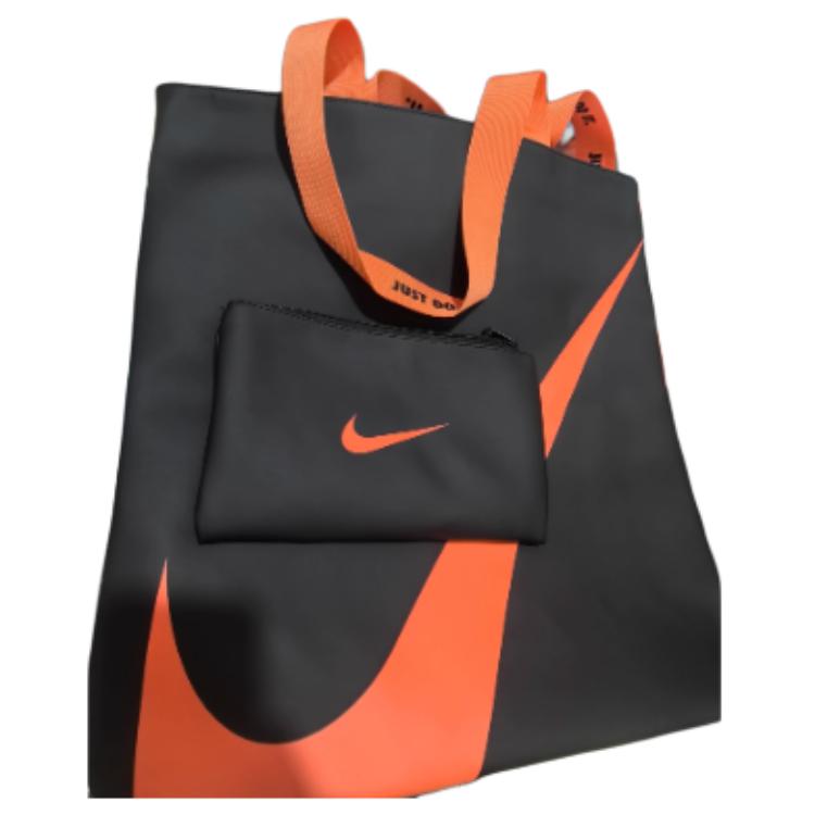 

Nike PU Tote Bag, Shoulder Bag Unisex Black Casual BG0300-180 чёрный