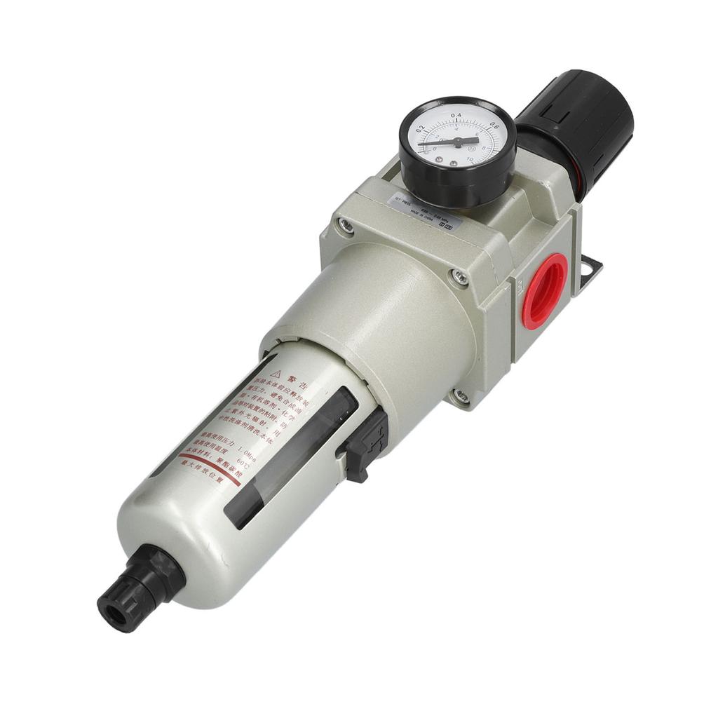 Water Oil Separator Automatic Drainage Compressed Air Filter Regulator with Pressure Gauge
