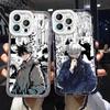 Shockproof Cartoon Astronaut Crystal Case Full Cover Camera Protection Transparent Soft Phone Casing for Samsung