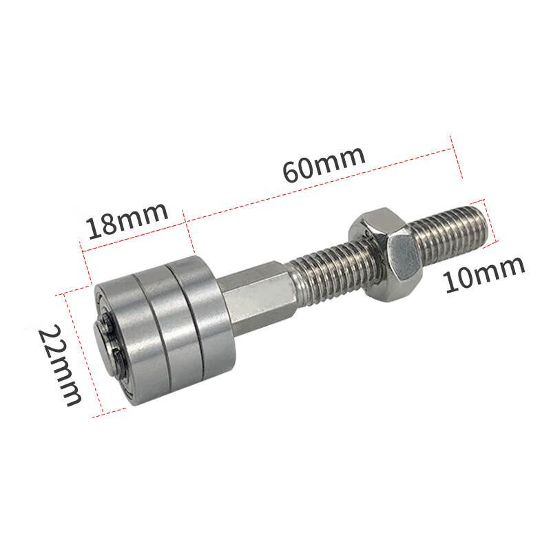 Нержавеющая сталь Раздвижная дверь M10 Ограничительный ролик