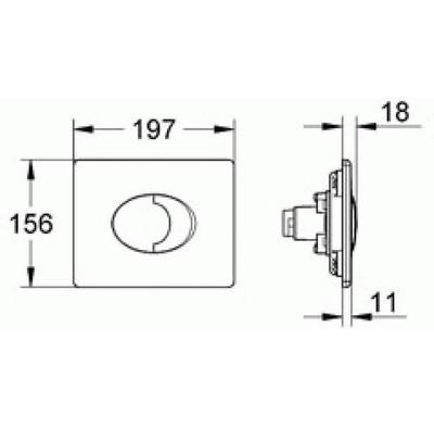 Skate Air Flush Plate Alpine White 42305SH0