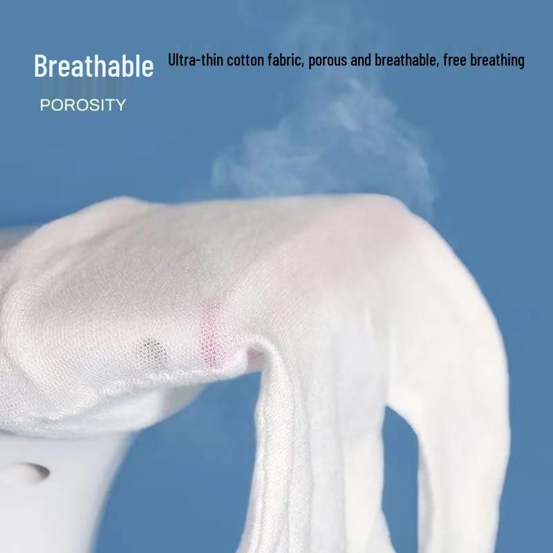 Ultra cienkie białe oddychające rękawice robocze do ochrony pracy