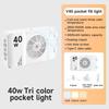 4400mAh Battery RGB LED Camera Light 2800-9000K Pocket Photography Light  Photo Studio