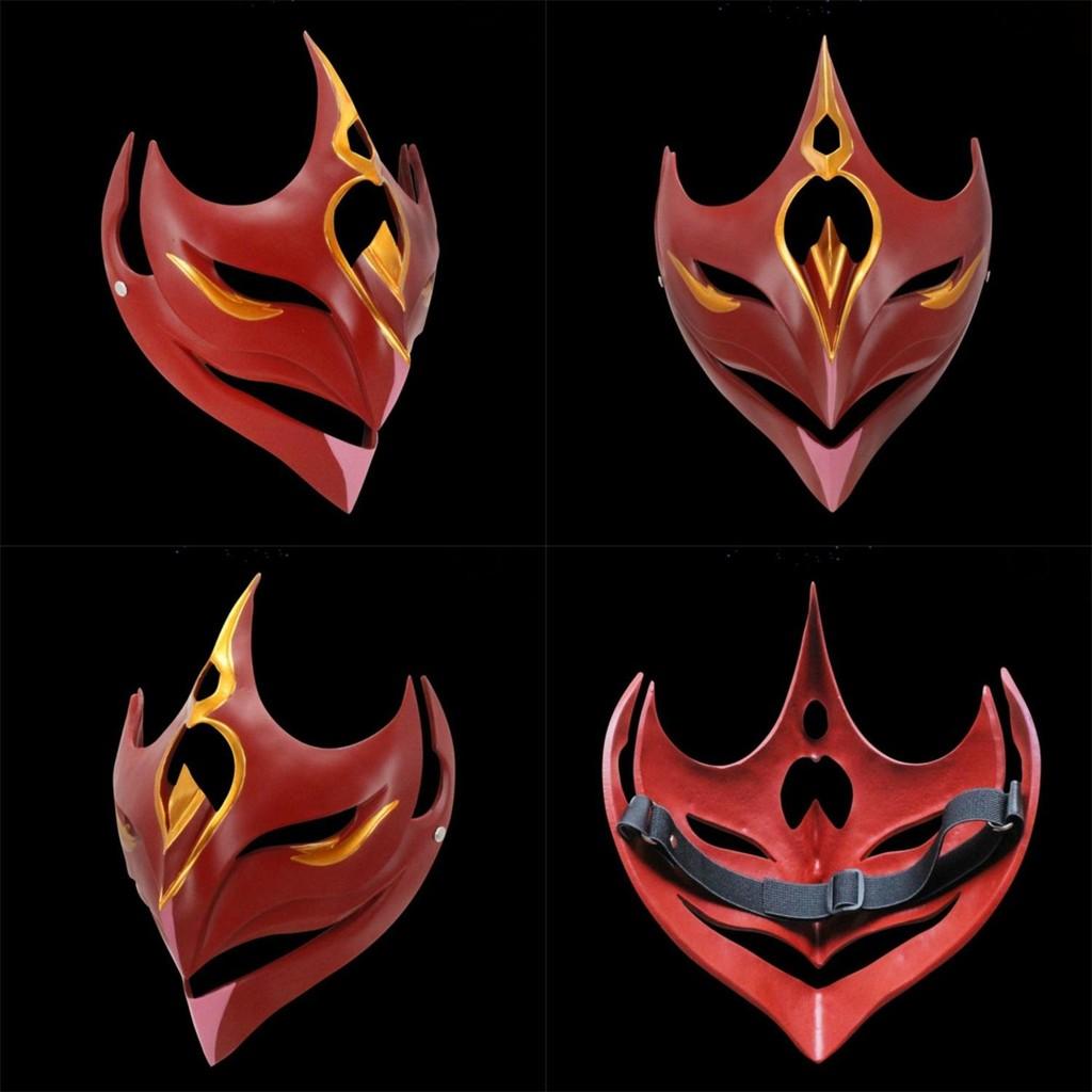 Tartaglia Genshin Impact Maska postavy Pryskyřice Cosplay maska Pro Halloween a Vánoce
