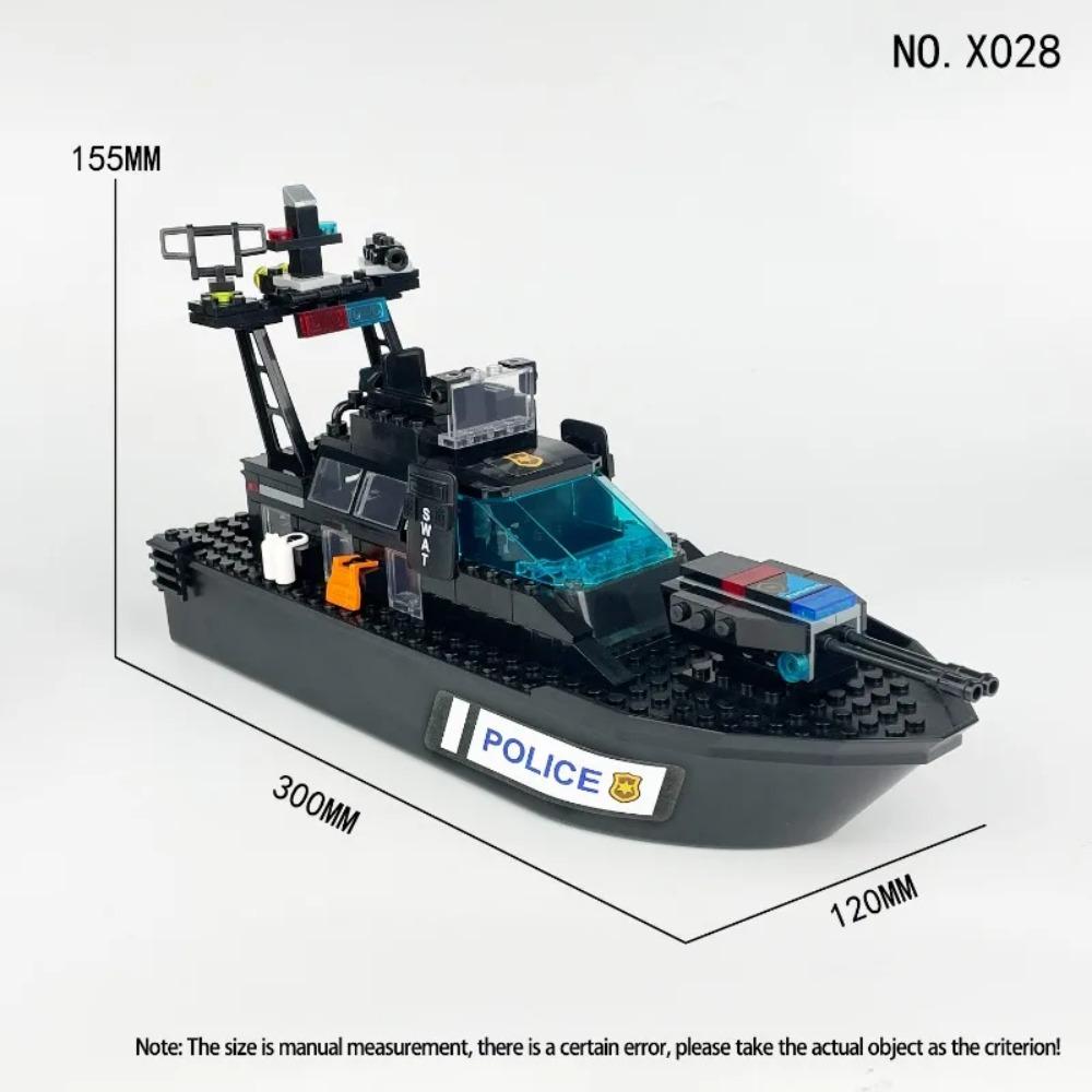 Blocchi da Costruzione Nave Bambole Umanoidi Regali di Compleanno per Bambini Personaggi dei Cartoni Animati Mini Bambola Regalo Giocattoli da Costruzione Creativi Modello di Barca