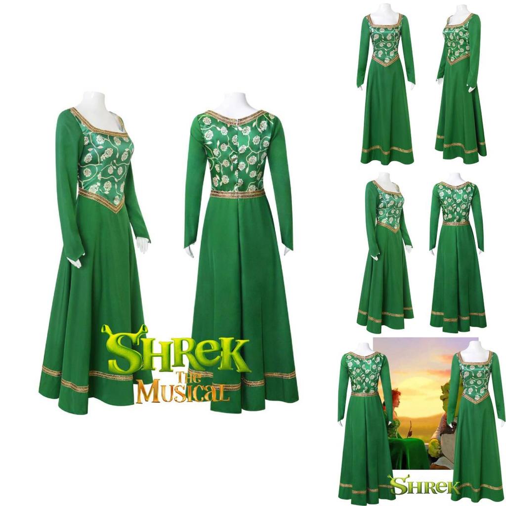 Shrek Princess Fiona Costume For Halloween Cosplay