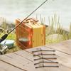 5Pcs Fishing Anti-Tangle Feeder Boom-Spacer With Snaps Balance Connector Tackle