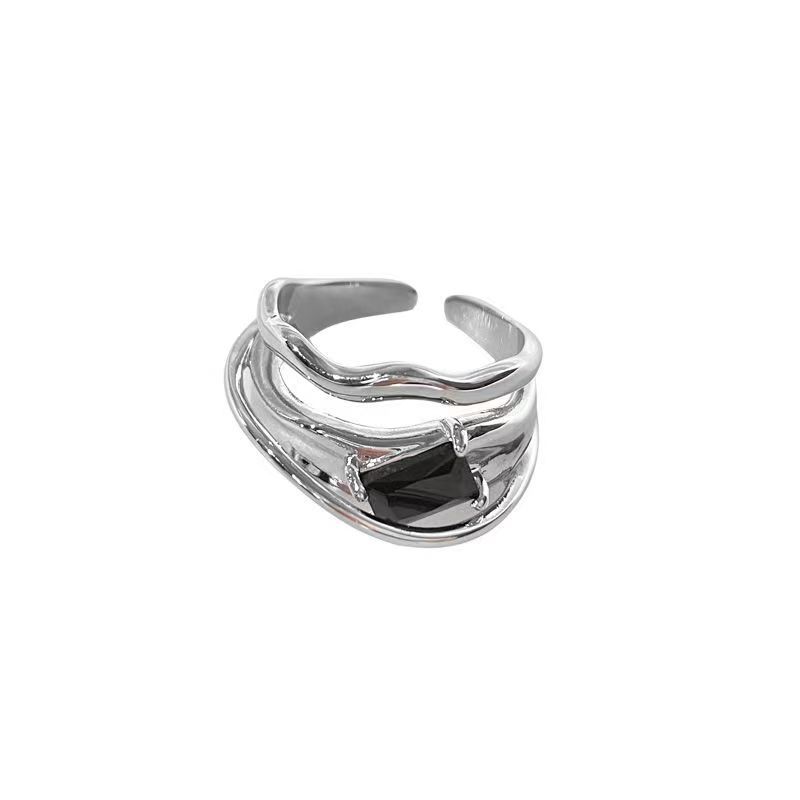 Ring Female Niche Design 2022 New Fashion Index Finger High Sense Ins Trendy Cold Wind Ring