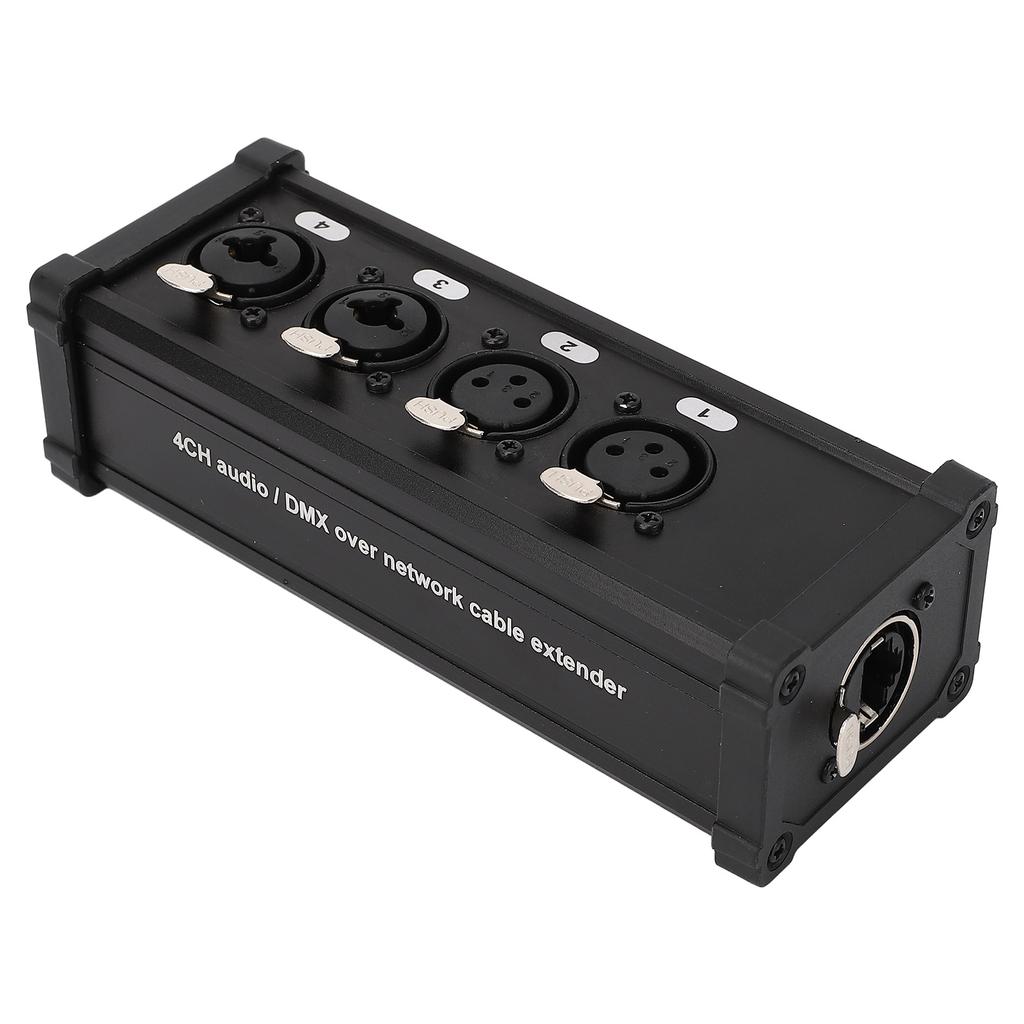 4 Channel XLR 6.5 Combo Transmitter Sound Transmissing Converter with Common Ground Interference Isolation