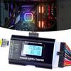 Computer PC Power Supply Tester Connector Power Supply Tester LCD Screen Diagnostic Tester Aluminum Enclosure