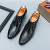 New Men's Pointed Colours Rivet Slip On Patent Leather Height Increasing Shoes Designer Wedding Prom Homecoming Footwear