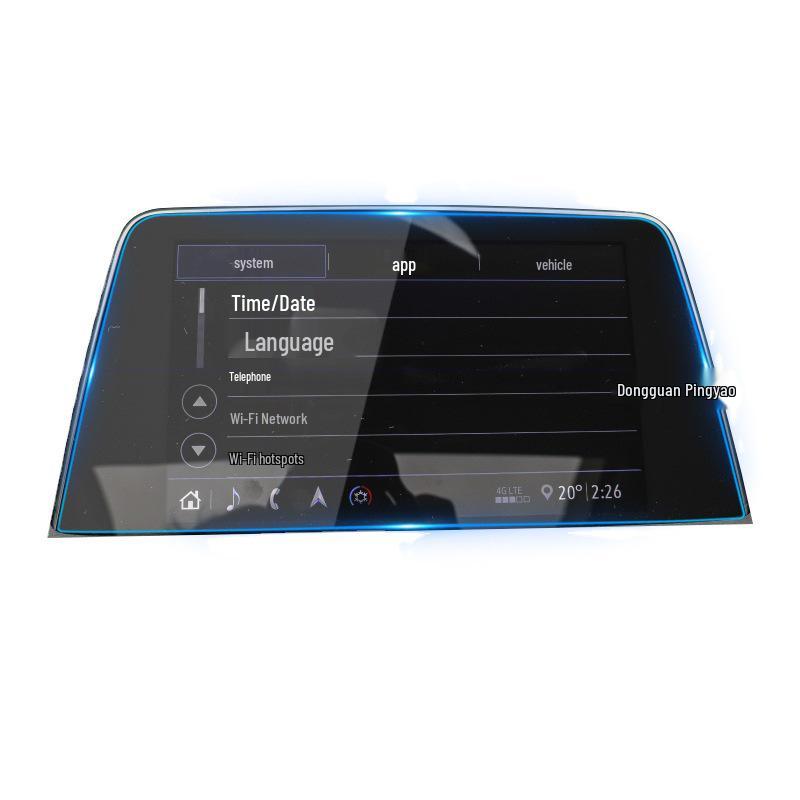 Cadillac XT5/XT6/XT4 Navigationsbildschirm Schutz aus gehärtetem Glas