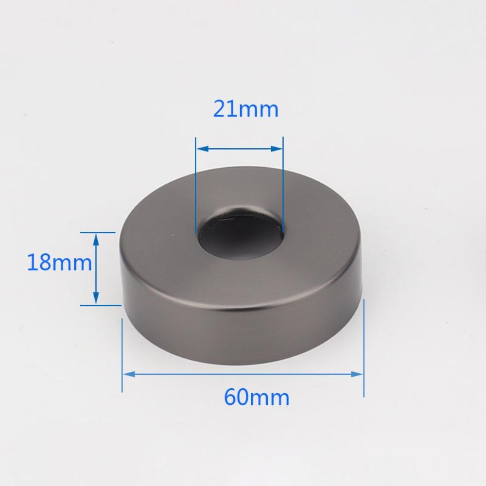 1PC Grey Black Stainless Steel Shower Arm Flange Replacement Wall Split Flange Faucet Decorative Cover Kitchen Accessories