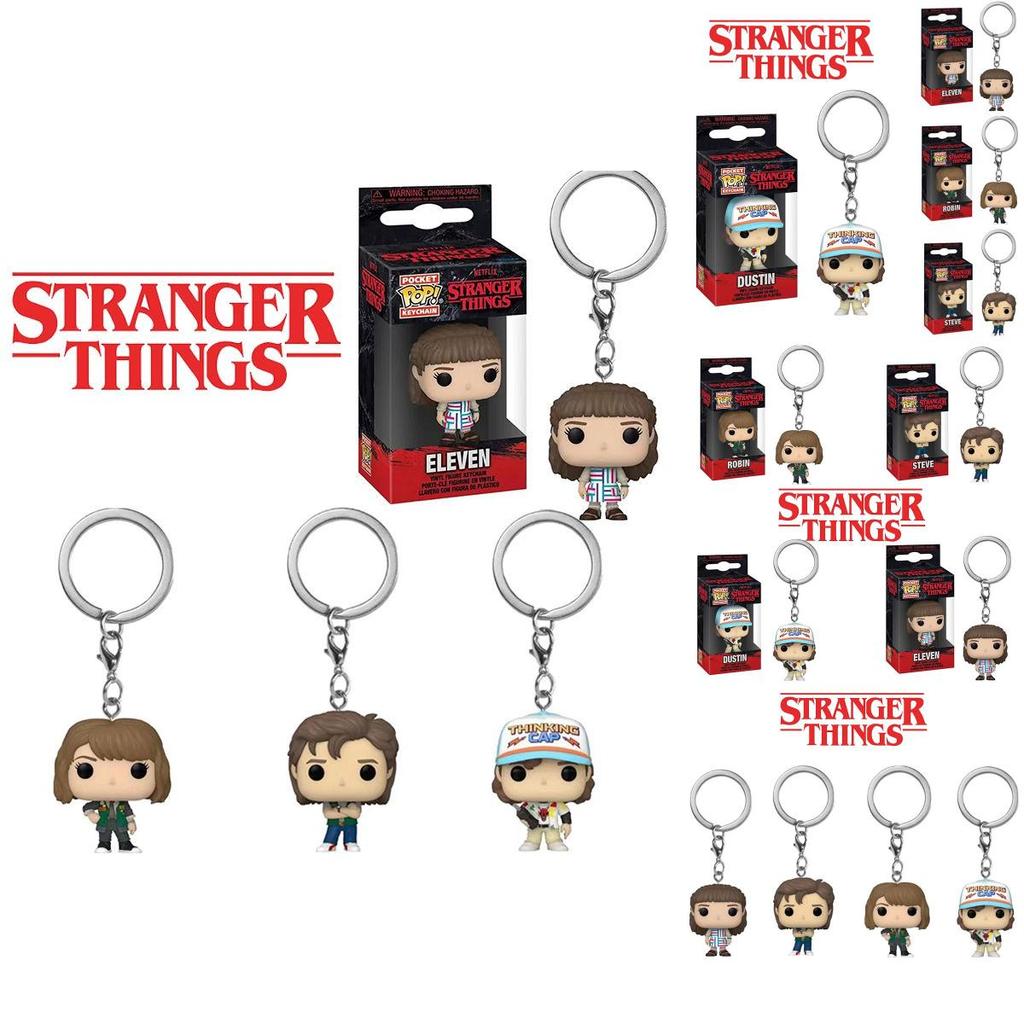 Funko Pop Stranger Things Pvc Brelok Wisiorek do Torby Breloczek Idealny Prezent Świąteczny Dla Fanów!