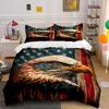 Bald Eagle, Stars, Stripes. Bedding Sets Duvet Cover Sets Duvet Covers Pillowcases(1 * Duvet Cover 2 * Pillowcases Without Duvet Insert)