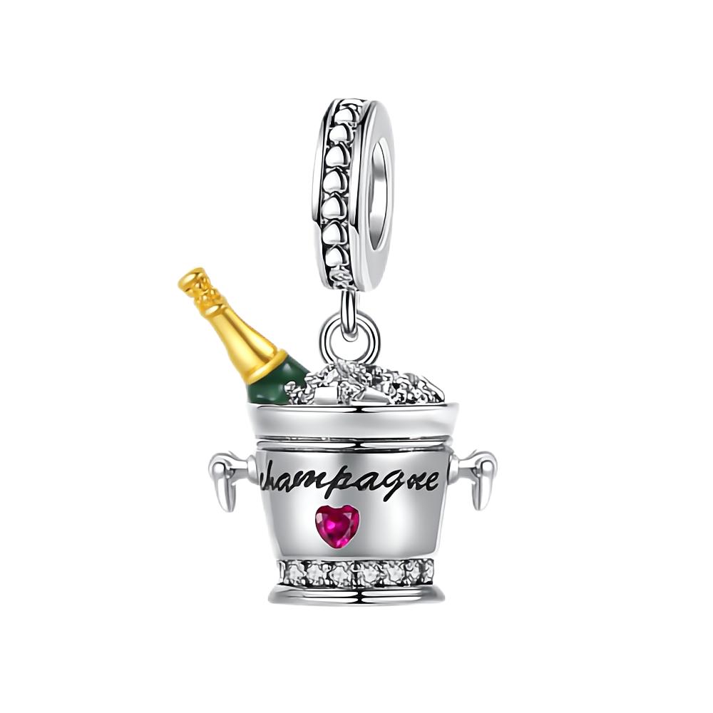 Classic Coffee Cup Charm Bead Components Tea Cup Bead Components Compatible With Authentic Original Bracelet High Quality Fine Jewelry Necklace