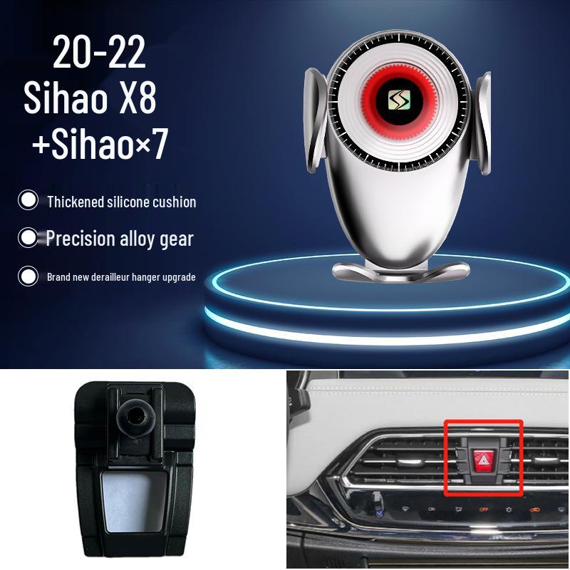 Sihao X8/X7/QX/E10X/A5 Navigation Gravity Car Phone Holder - Air Vent Mount