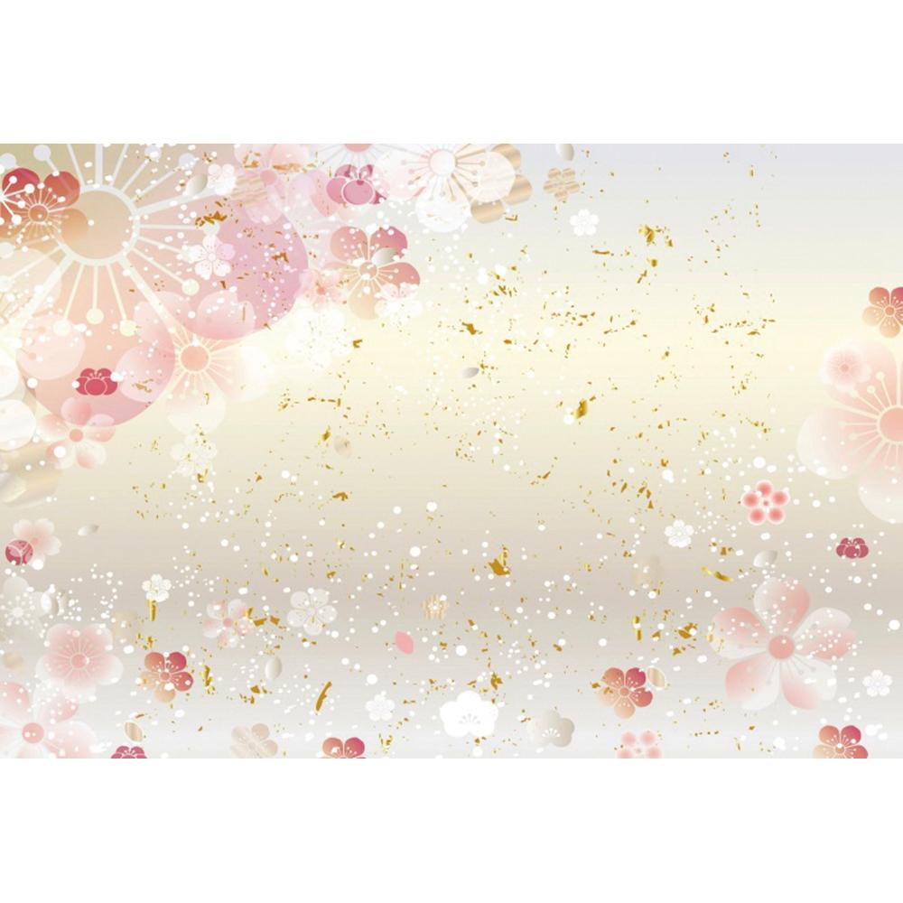 Frühlingsrosa Blumen Hintergrund Glitzer Licht Bokeh Floral Kirschblüte Neugeborenes Baby Porträt Fotografie Hintergrund Fotostudio