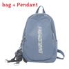 Nylon School Backpack For Teens With Durable Zipper And Phone Pocket For Daily Use