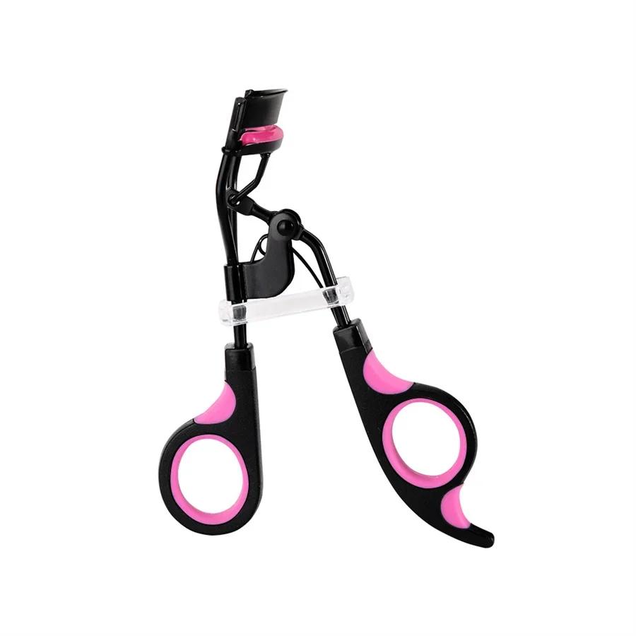 

Women s Eyelash Curler Heavy-Duty & Ergonomic Handle with Contoured Design Black & Pink with Pink Tips Long-Lasting Lift