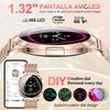 NEW Ultra-thin Body Fashion Smart Watch 1.32"AMOLED HD 3D Screen Women's Health Heart Rate Bluetooth Call Woman Smart Watch