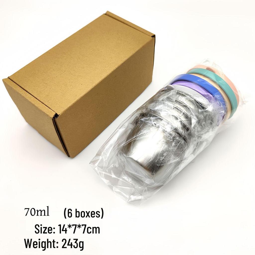 Portable Stainless Steel Sauce Cup with Leak-Proof Silicone Lid - Ideal for Outdoor Salads