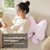 Lightweight Bowknot Pillow | Bow Cushion, Fluffy, Decorative with Bow,