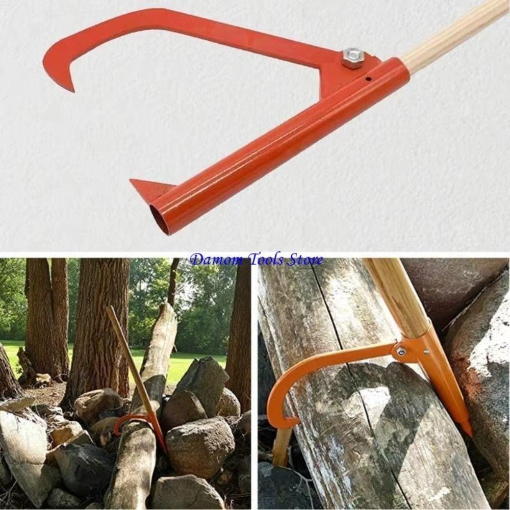 Rustproof Log Splitter Tool Steel Construction Log Puller Tree Cutting Tool Home Garden