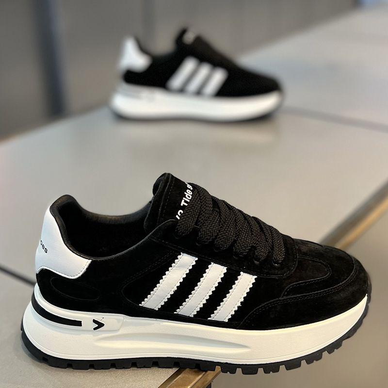 

New breathable casual sports versatile men s trendy shoes thick-soled heightening non-slip dad shoes 44